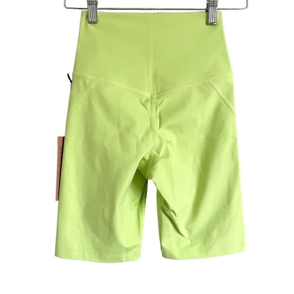 Girlfriend Collective Neon Green Bike Shorts - XS, BRAND NEW! - Picture 6 of 8